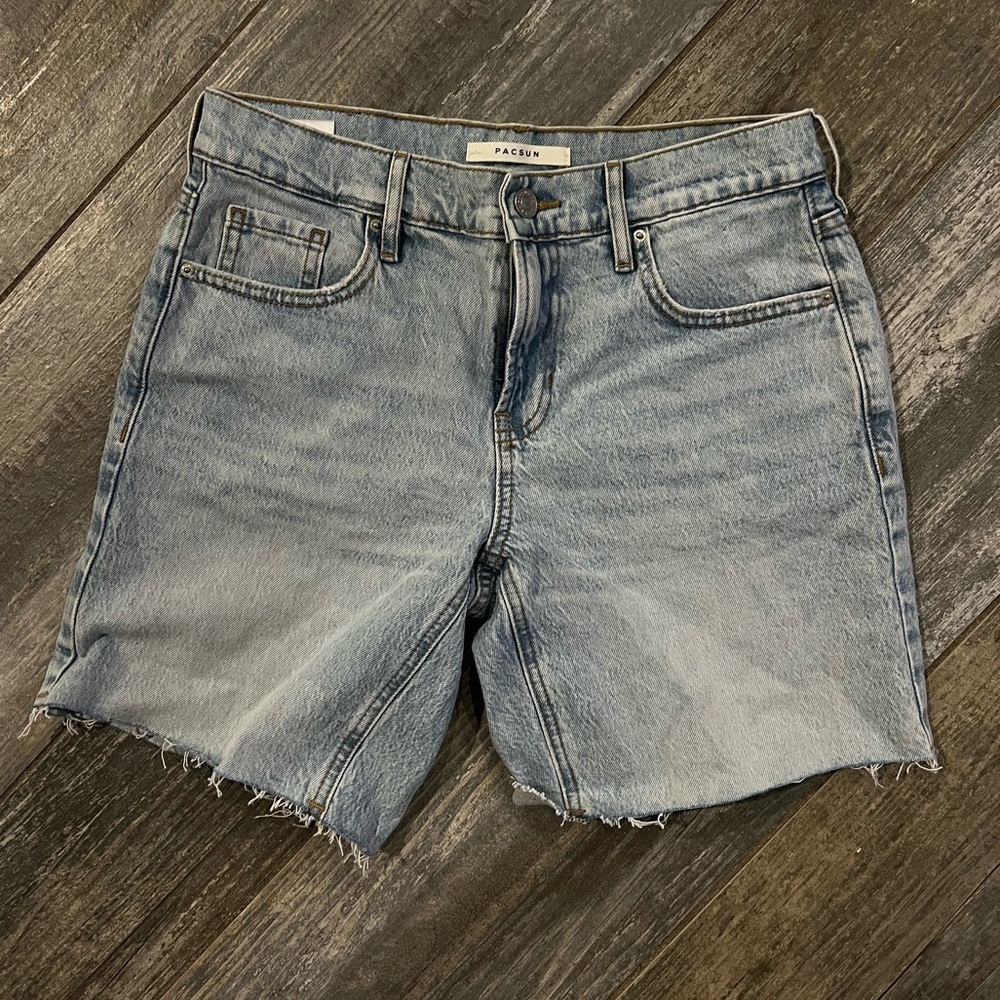Pacsun longline jean shorts - Picture 5 of 9